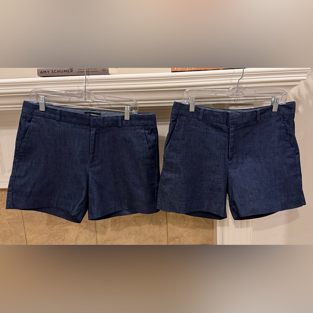 Two pair of Banana Republic Jean shorts